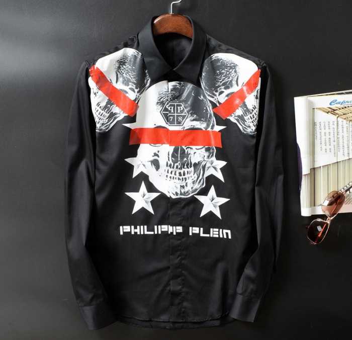 2016春夏 フィリッププレイン PHILIPP PLEIN 一味違うケーブル編みが魅力満点 長袖シャツ