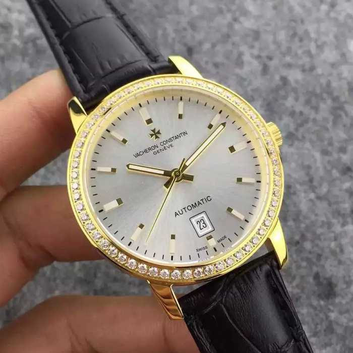 ムダな装飾を排したデザイン2016 Vacheron Constantin ヴァシュロン コンスタンタン サファイヤクリスタル風防 ETA2824ムーブメント 男女兼用腕時計 6色可選