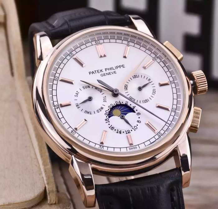 雑誌掲載アイテム 2016 Patek Philippe パテックフィリップ 6針クロノグラフ 男性用腕時計 6色可選