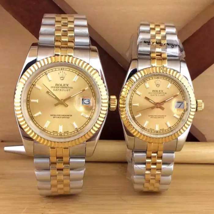 人気新品★超特価★ 2016 ROLEX ロレックス 輸入クオーツムーブメント 恋人腕時計 6色可選