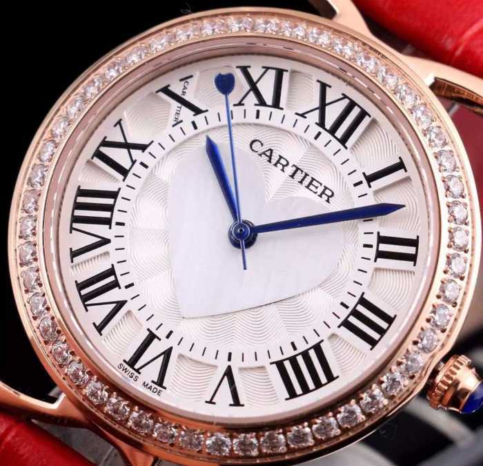 2016 CARTIER カルティエ 選べる極上 輸入 クオーツ ムーブメント サファイヤクリスタル風防 女性用腕時計 6色可選