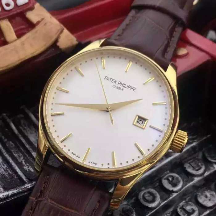 2016 追跡付/関税無 Patek Philippe パテックフィリップ 男性用腕時計 2色可選