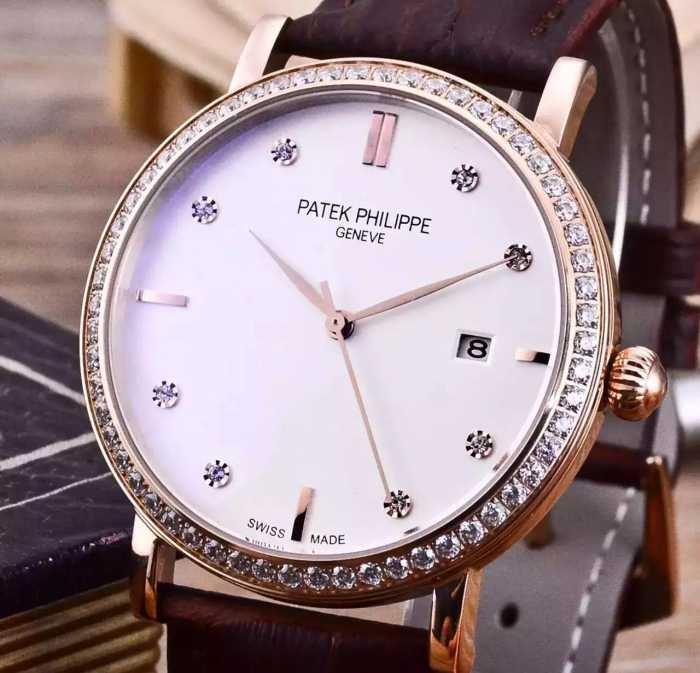 2016 落ち着いた感覚Patek Philippe パテックフィリップ 自動巻き  ムーブメント 恋人腕時計 6色可選