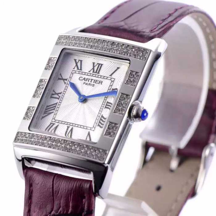 2016 CARTIER カルティエ個性的 輸入 クオーツ ムーブメント 女性用腕時計 6色可選
