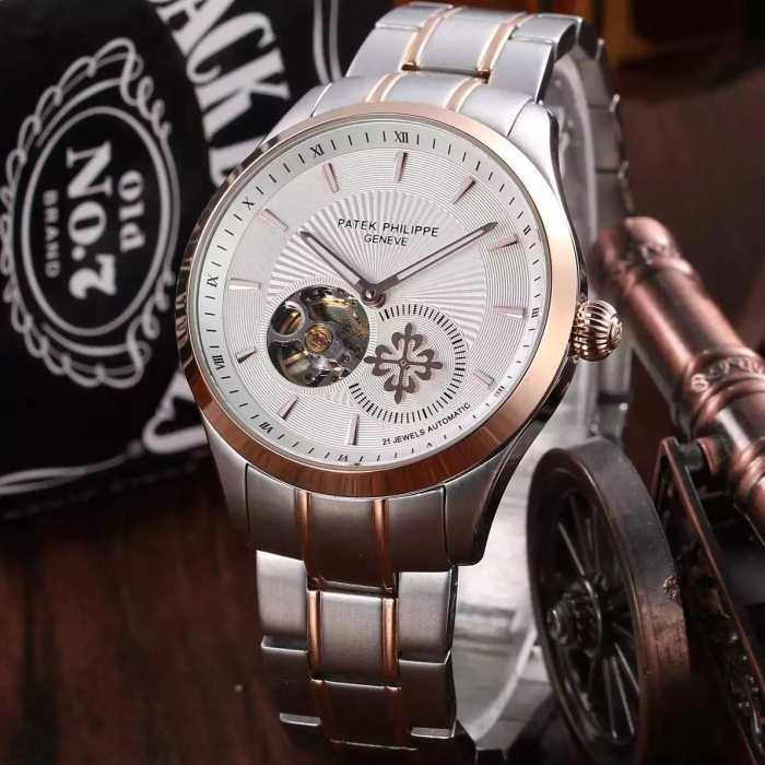 大人気☆NEW!!2016 Patek Philippe パテックフィリップ 上級全自動フライホイール機械 男性用腕時計 5色可選
