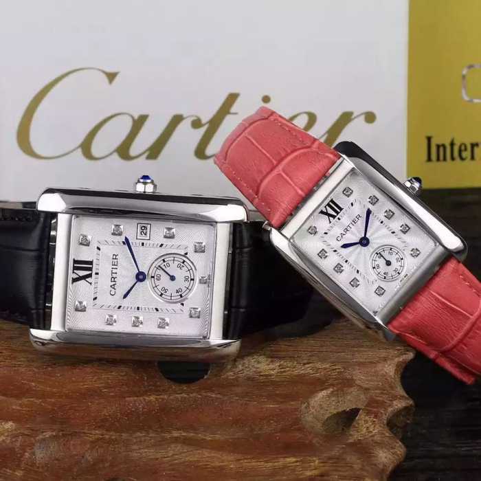 2016 CARTIER カルティエ 落ち着いた感覚 輸入 クオーツ ムーブメント 女性用腕時計 多色選択可