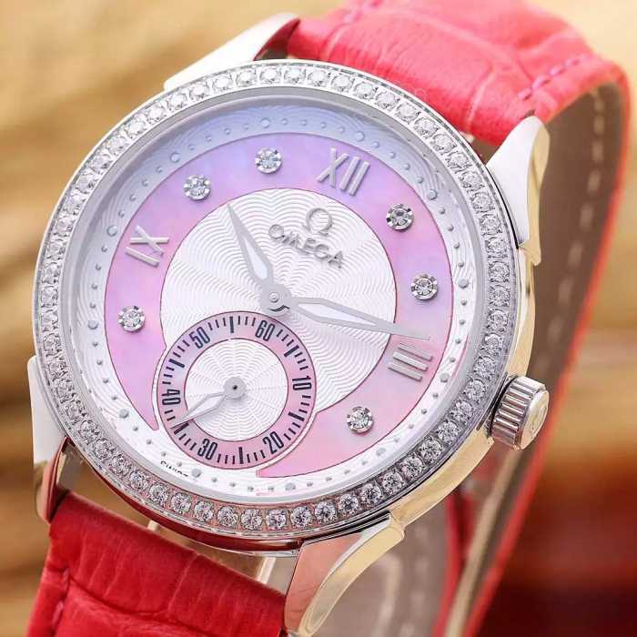 大人キレイに仕立てる 2016 OMEGA オメガ 女性用腕時計 6色可選