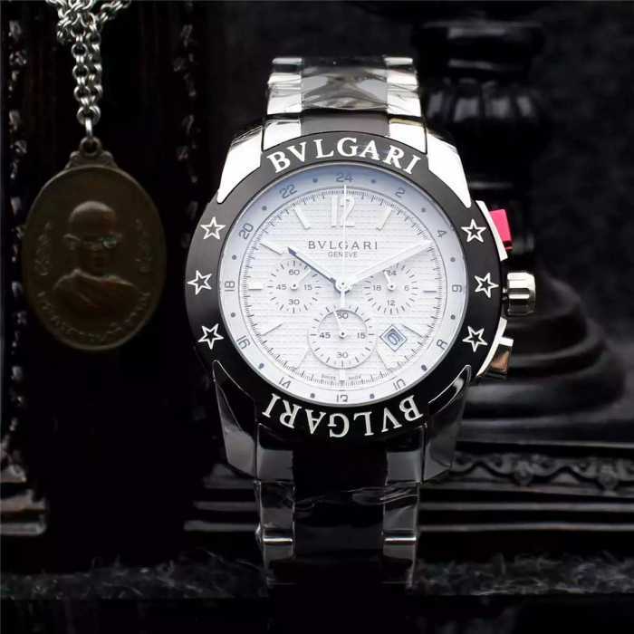 豊富なサイズ2016 BVLGARI ブルガリ 男性用腕時計 クオーツ ムーブメント 4色可選