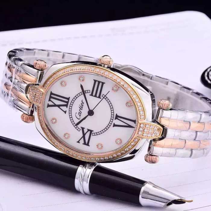 大人っぼい 2016 CARTIER カルティエ 女性用腕時計 4色可選