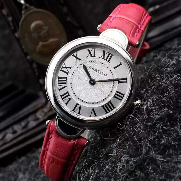 2016 CARTIER カルティエ オリジナル サファイヤクリスタル風防 女性用腕時計 多色選択可