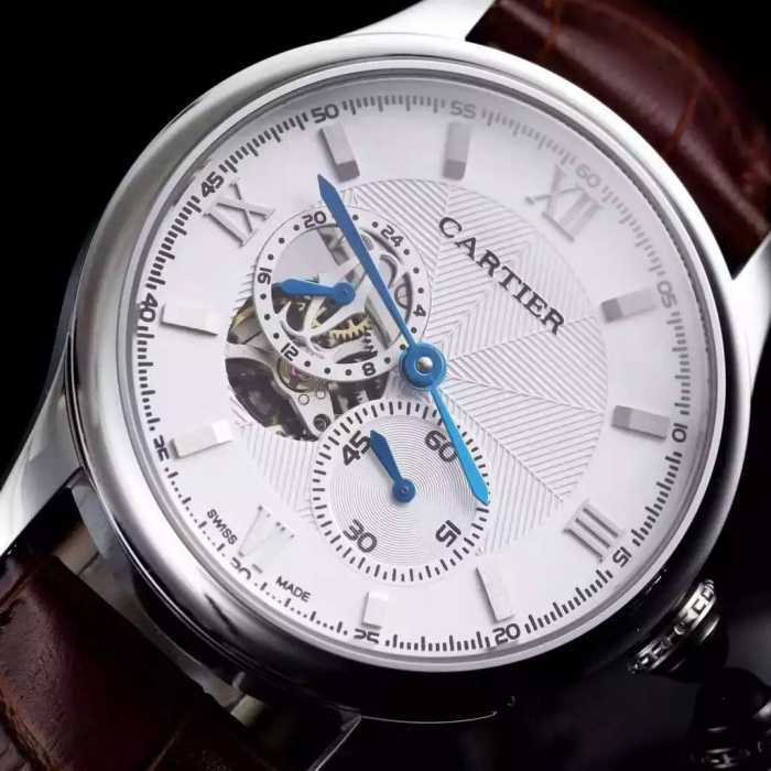 2016 CARTIER カルティエ 高品質 人気  サファイヤクリスタル風防 男性用腕時計 4色可選