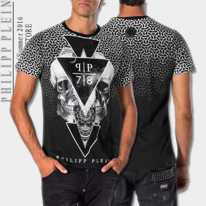 2016春夏 PHILIPP PLEIN フィリッププレイン オリジナル 半袖Tシャツ 2色可選