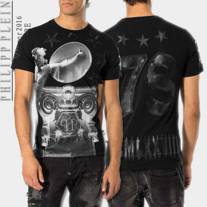 2016春夏 PHILIPP PLEIN フィリッププレイン めちゃくちゃお得   半袖Tシャツ 2色可選