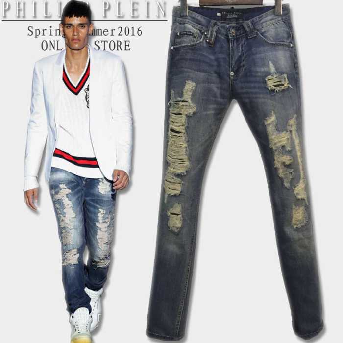 耐久性に優れ 2016春夏 PHILIPP PLEIN フィリッププレイン ジーンズ