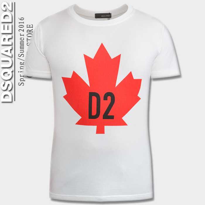 半袖Tシャツ 2016春夏 SALE開催   DSQUARED2 ディースクエアード 2色可選