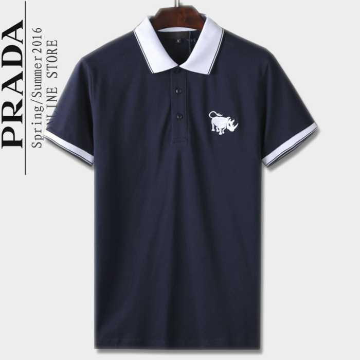2016春夏 デザイン性の高い PRADA プラダ 半袖Tシャツ 5色可選