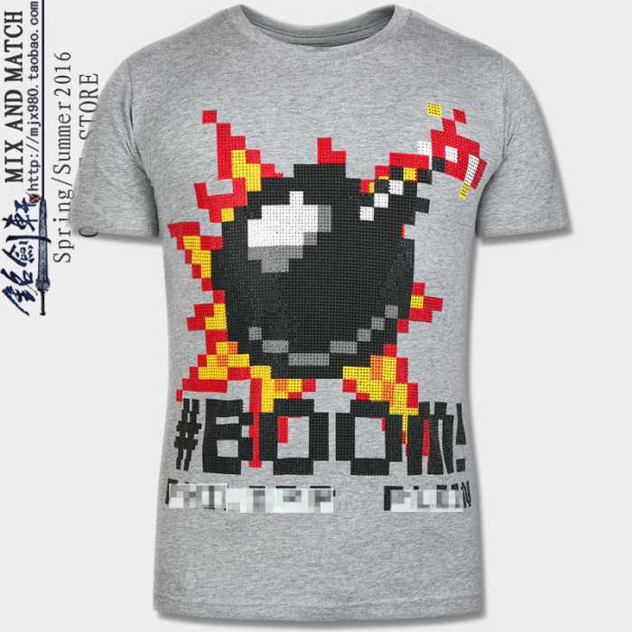 【激安】2016春夏 PHILIPP PLEIN フィリッププレイン 半袖Tシャツ 3色可選