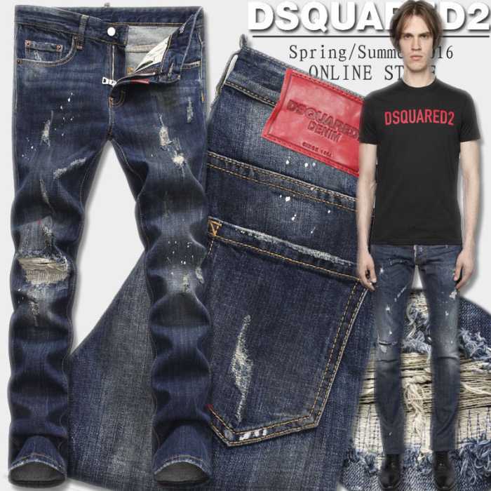 首胸ロゴ  2016春夏 DSQUARED2 ディースクエアード ジーンズ