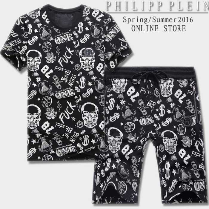2016春夏◆モデル愛用◆  PHILIPP PLEIN フィリッププレイン 半袖Tシャツ 3色可選