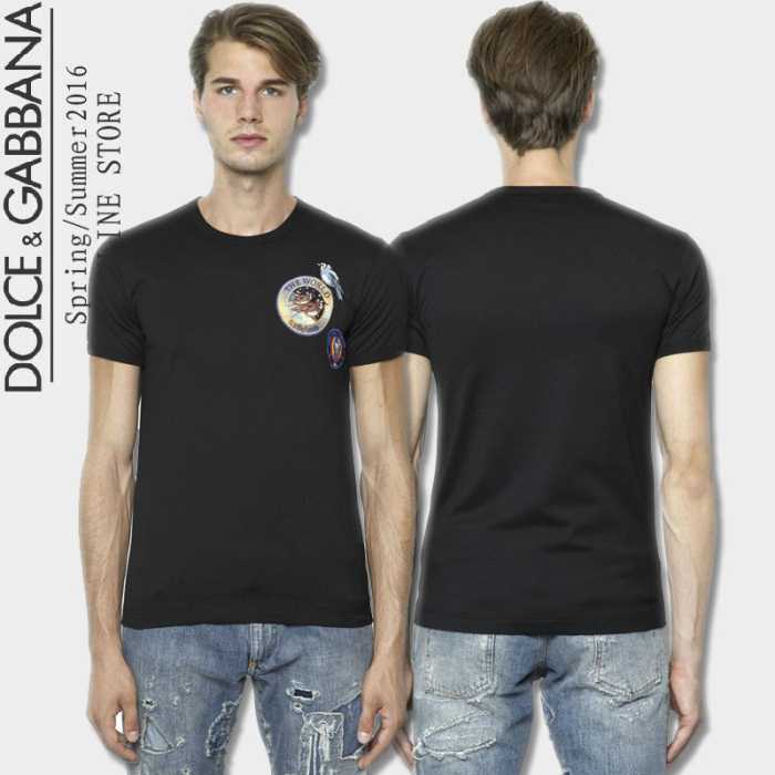 2016春夏 高級感溢れるデザイン  Dolce&Gabbana ドルチェ＆ガッバーナ 半袖Tシャツ