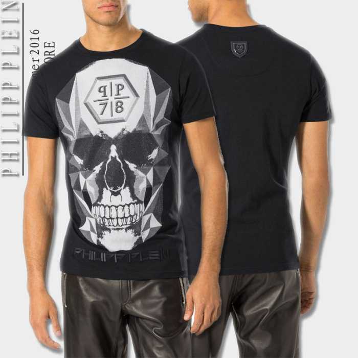 値下げ！ 2016春夏 PHILIPP PLEIN フィリッププレイン 半袖Tシャツ 2色可選
