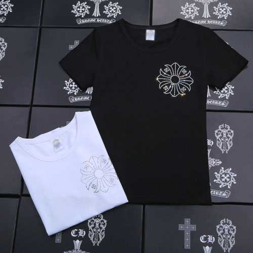 高品質 2016春夏 クロムハーツ CHROME HEARTS 半袖Tシャツ 男女兼用 2色可選