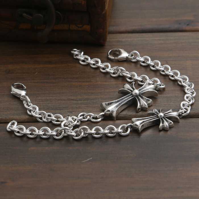 セレブ風 2016 クロムハーツ CHROME HEARTS シルバー925 ブレスレット