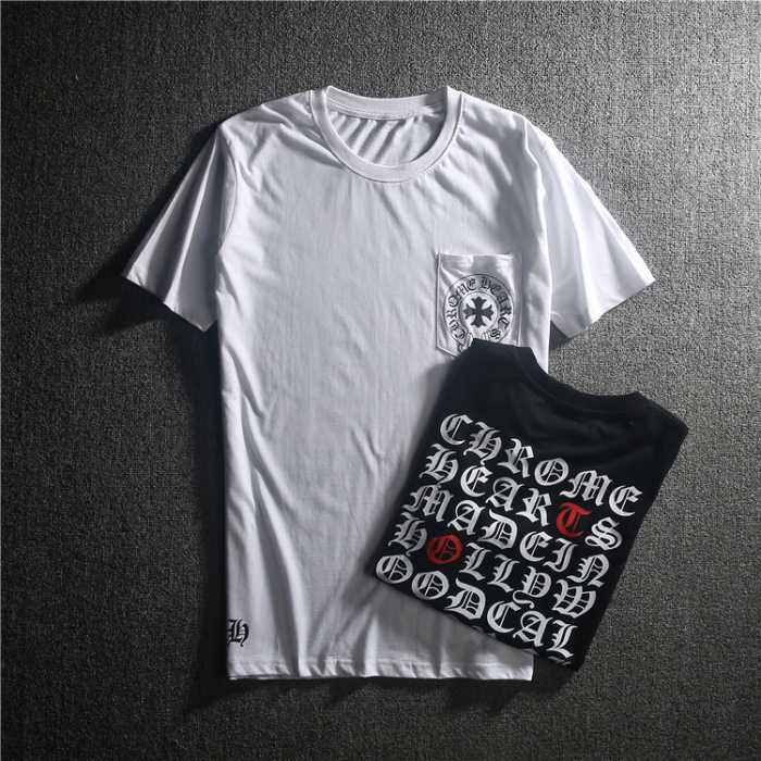 肌触りのいい 2016春夏 クロムハーツ CHROME HEARTS 半袖Tシャツ 男女兼用 2色可選