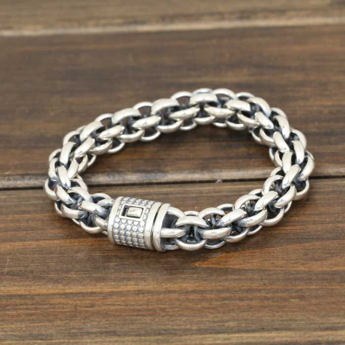 個性的なデザイン 2016 クロムハーツ CHROME HEARTS シルバー925 ブレスレット