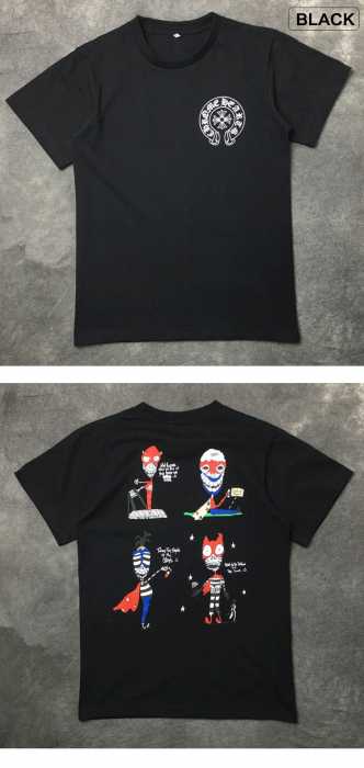 魅惑 2016春夏 クロムハーツ CHROME HEARTS 半袖Tシャツ 男女兼用 2色可選