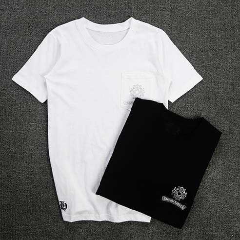お洒落な存在感 2016春夏 クロムハーツ CHROME HEARTS 半袖Tシャツ 男女兼用 2色可選