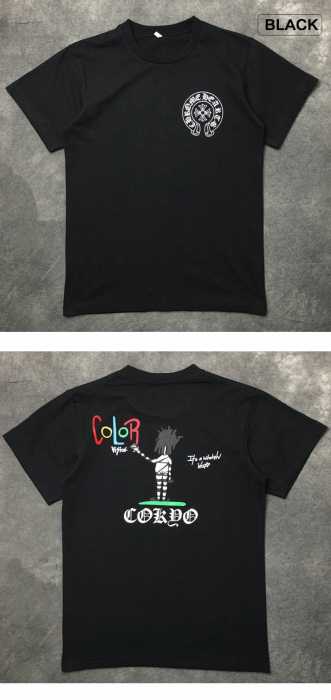 海外セレブ定番愛用 2016春夏 クロムハーツ CHROME HEARTS 半袖Tシャツ 男女兼用 2色可選