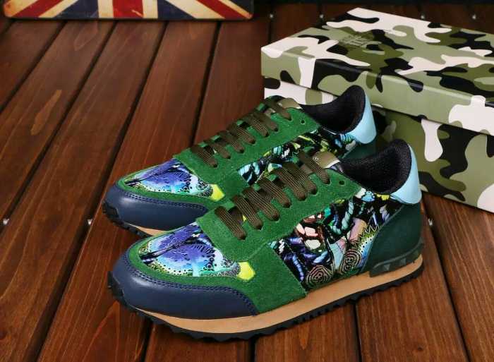 2016 上品な輝きを放つ形 ヴァレンティノ VALENTINO ランニングシューズ