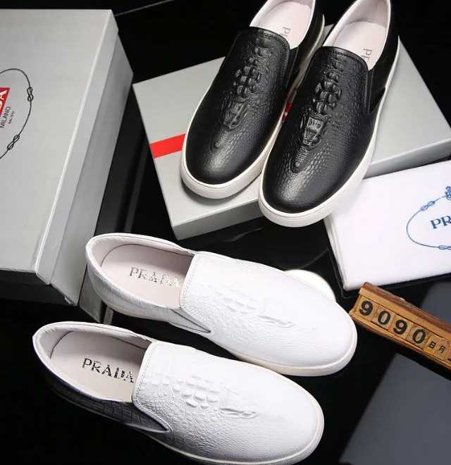 海外セレブ定番愛用 2016 プラダ PRADA フラットシューズ  2色可選