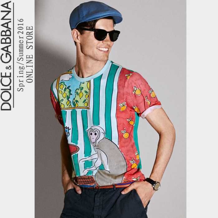 2016 サイズ豊富 ドルチェ＆ガッバーナ Dolce&Gabbana 半袖Tシャツ