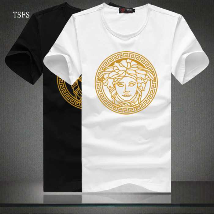 売れ筋！2016春夏 ヴェルサーチVERSACE  半袖Tシャツ 2色可選