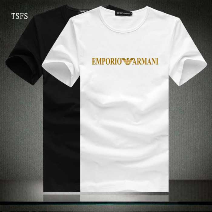 ファッション 人気 2016春夏 ARMANI アルマーニ 半袖Tシャツ 2色可選
