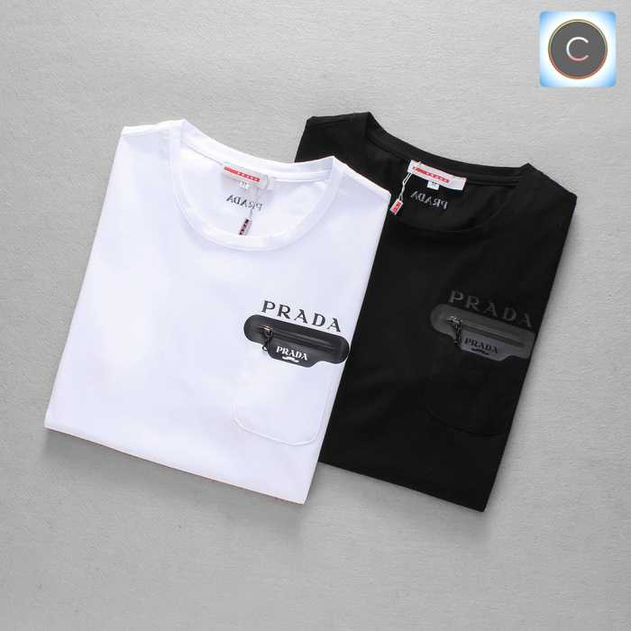 大特価  2016春夏 プラダPRADA  半袖Tシャツ 2色可選
