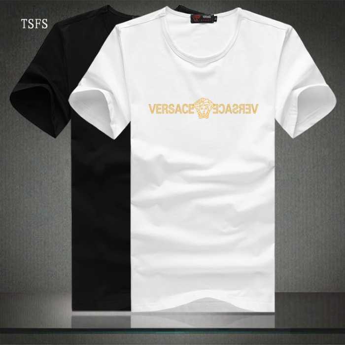 美品！ 2016春夏 ヴェルサーチVERSACE  半袖Tシャツ 2色可選