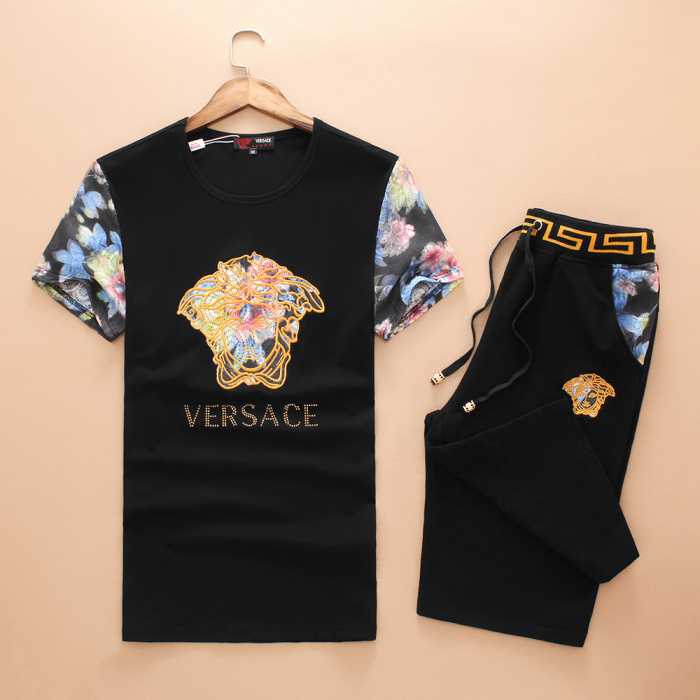 人気商品  2016春夏 ヴェルサーチ VERSACE ジャージセット 2色可選