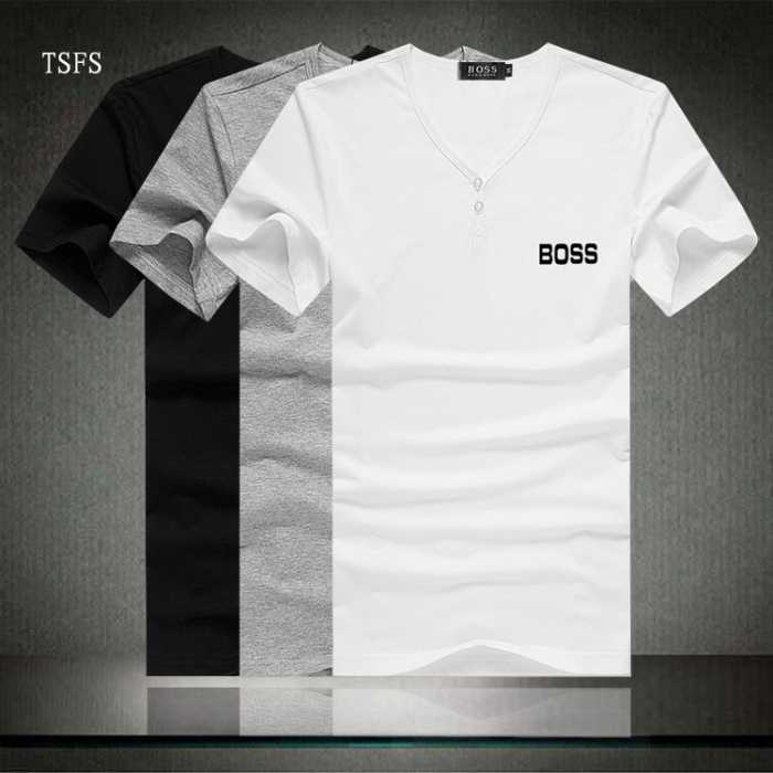 売れ筋のいい 2016春夏  ヒューゴボスHUGO BOSS 半袖Tシャツ 3色可選