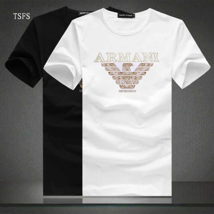 超目玉 2016春夏 ARMANI アルマーニ 半袖 Tシャツ 2色可選