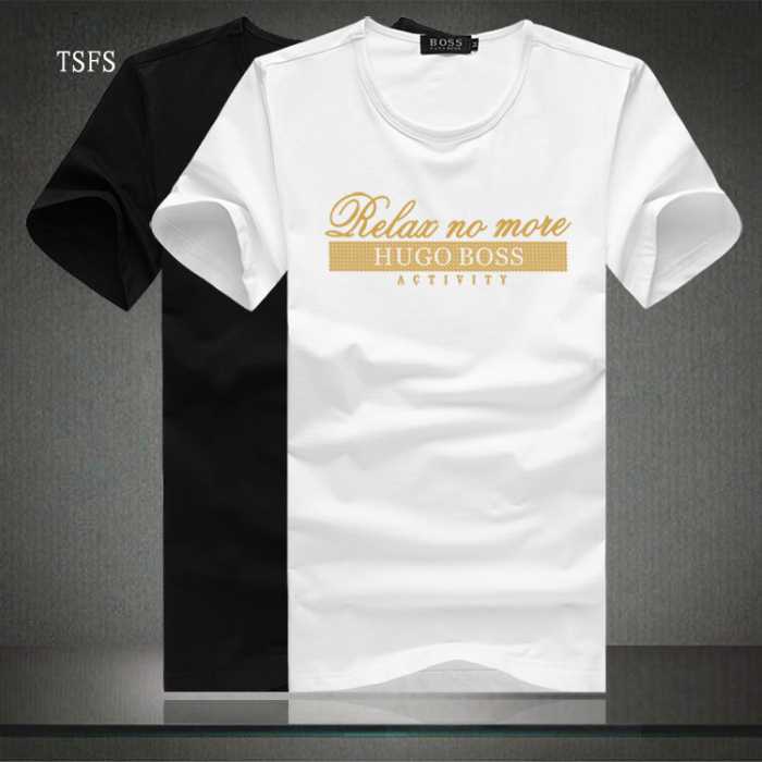 ファション性の高い 2016春夏 ヒューゴボス HUGO BOSS 半袖Tシャツ 2色可選