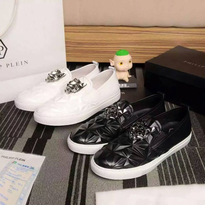 めちゃくちゃお得   2016  フィリッププレインPHILIPP PLEIN スリップオン  2色可選
