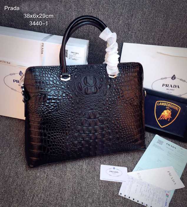 完売品！2016 プラダPRADA  ハンドバッグ ビジネスバッグ 2色可選 3440-1