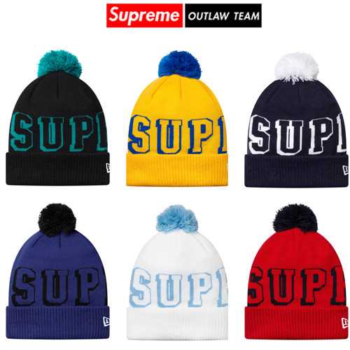 15Fw Supreme Banner Beanie Box Logo 【激安】ニット帽 7色可選