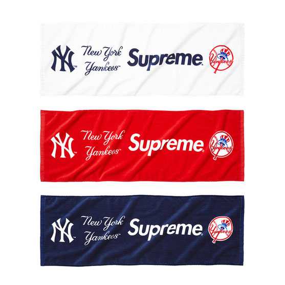Supreme ファション性の高い 15ss New York Yankees Towel  5色可選