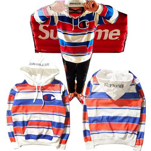 2016 大人気再登場 シュプリーム SUPREME X Champion 男女兼用パーカー