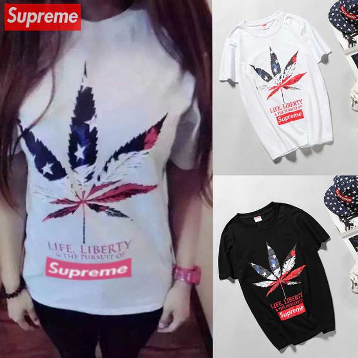 高品質 人気 2016 シュプリーム SUPREME 半袖Tシャツ 2色可選 男女兼用