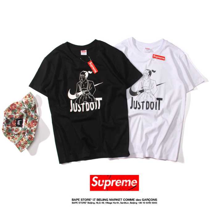 素敵 2016 シュプリーム SUPREME 半袖Tシャツ 2色可選